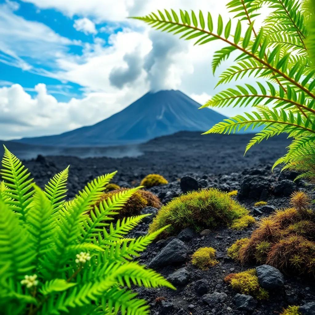 How to Make the Greenery Around Volcanoes