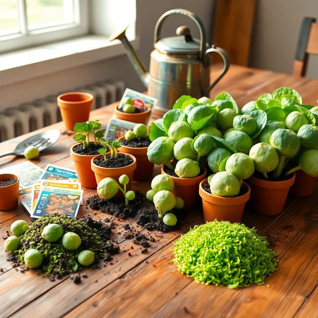 how long to ‍grow‍ brussel sprouts from ​seed