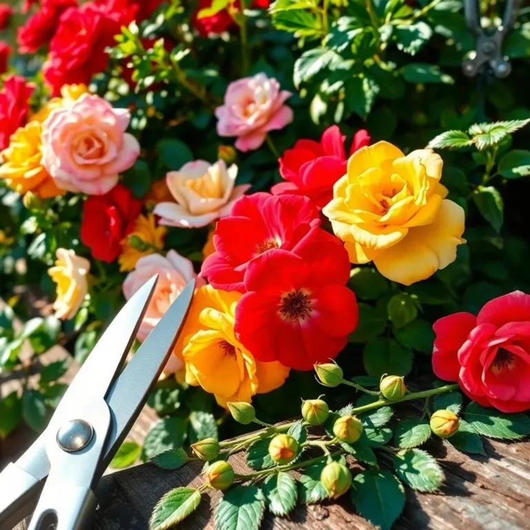 How to Prune Ground Cover Roses