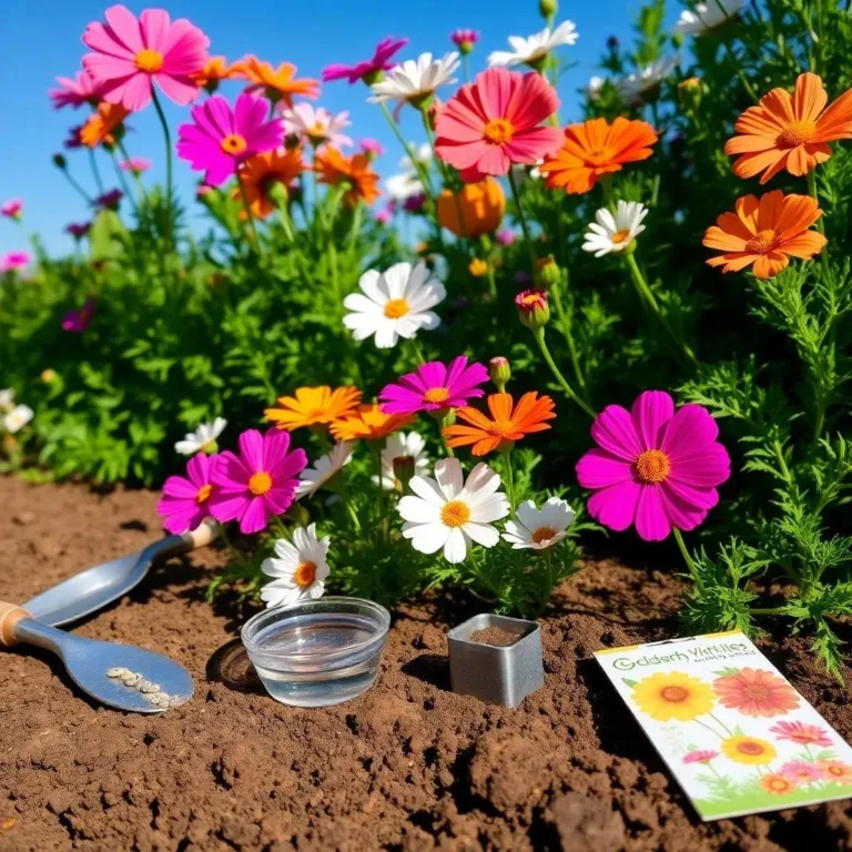 How Deep to Plant Cosmos Seeds