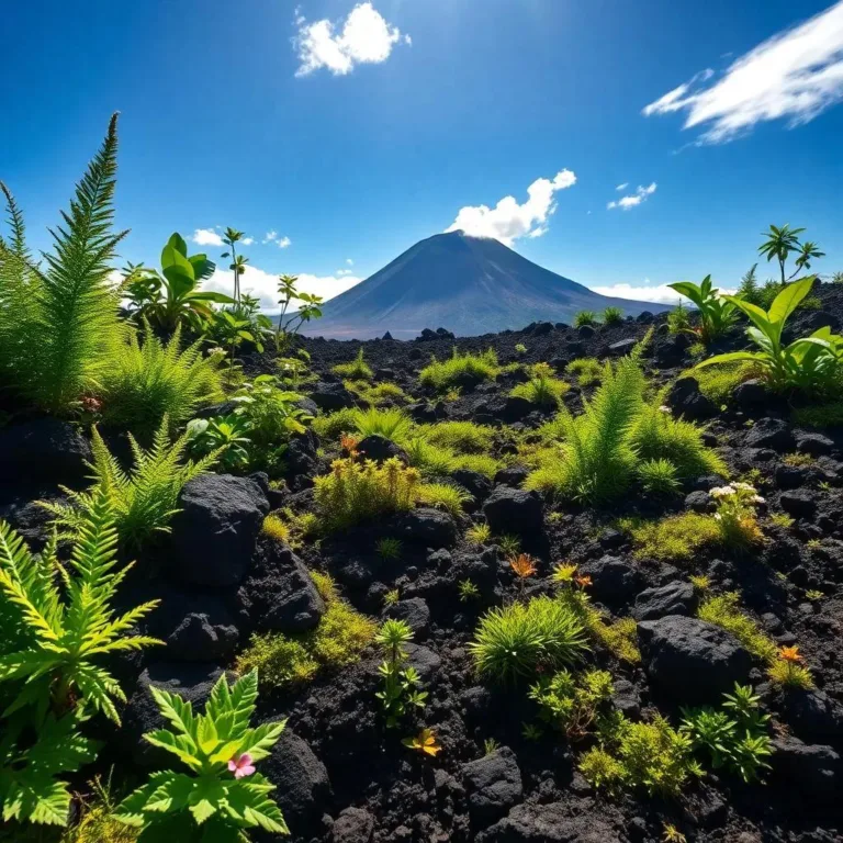 How to Make the Greenery Around Volcanoes