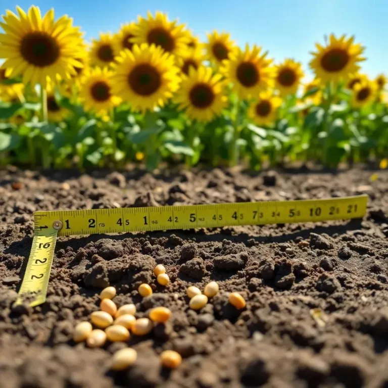 How Deep to Plant Sunflower Seeds