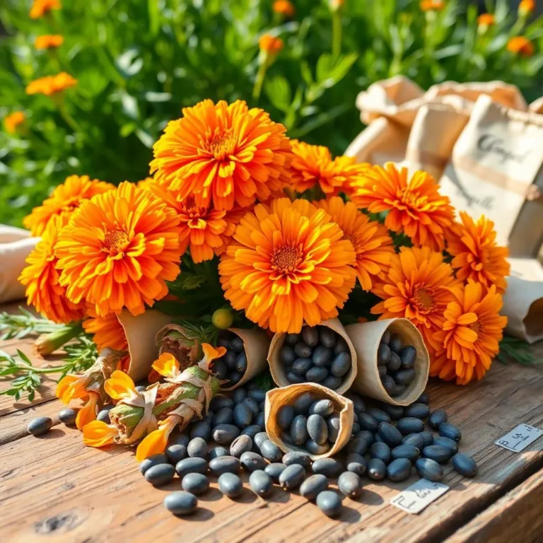 How to Harvest Marigold Seeds