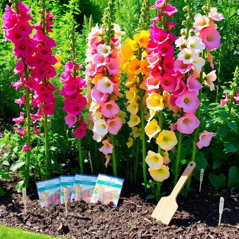 How Deep Do You Plant Hollyhock Seeds?