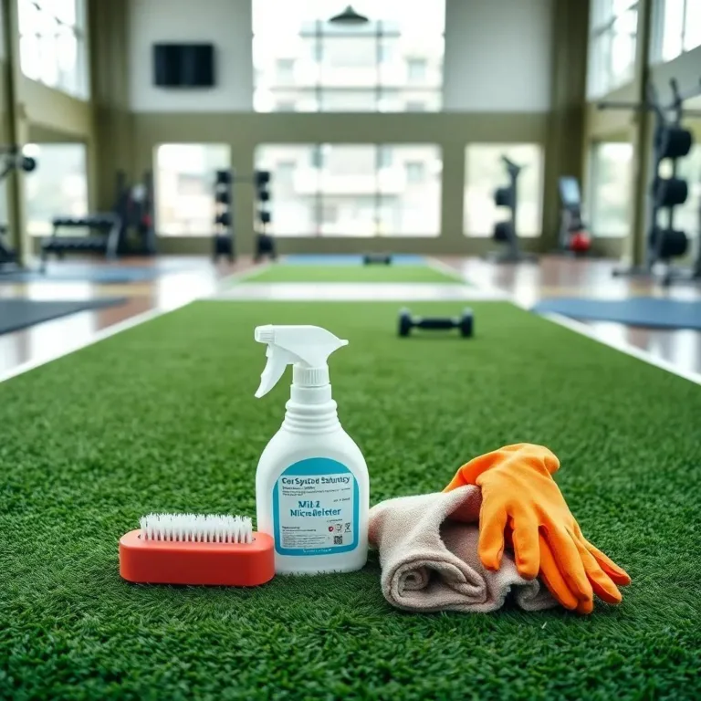 How to Clean Astro Turf in Gyms