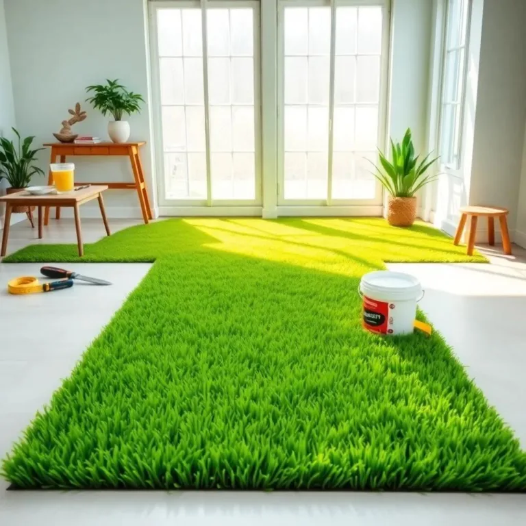 How to Install Fake Grass Indoors