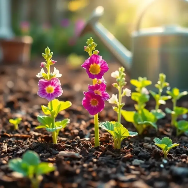 How Long Does It Take for Hollyhocks to Germinate?